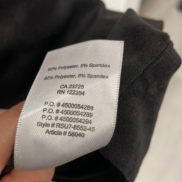 Aritzia Wilfred Free Nori Black Faux Suede Dress - Picture 7 of 10